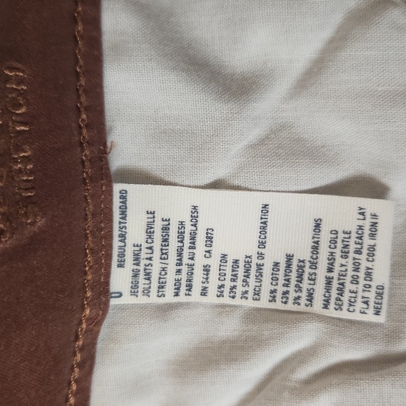 American Eagle Low-Rise Jegging Size 0 Brown - Picture 3 of 8